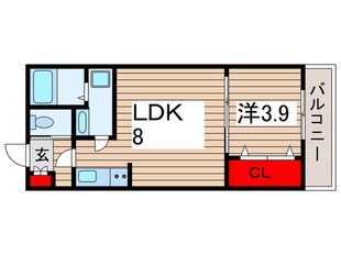 フロレゾン稲毛の物件間取画像